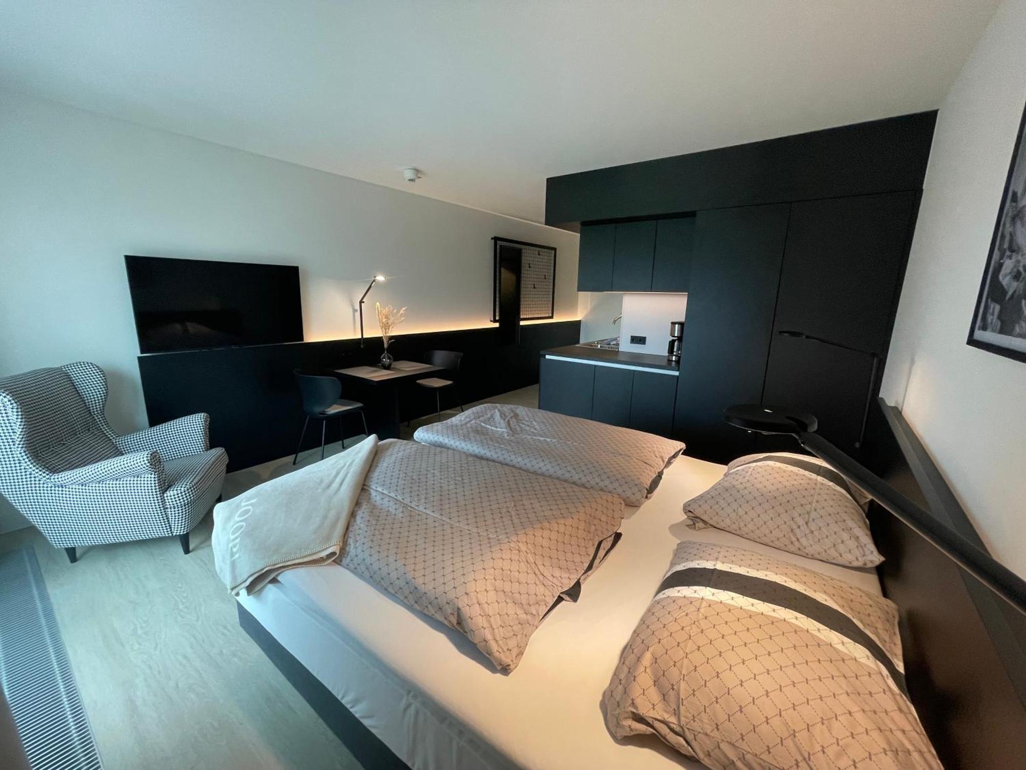 Hotelapartment Ueberwasser Mit Sauna Und Fitness Cuxhaven Bagian luar foto