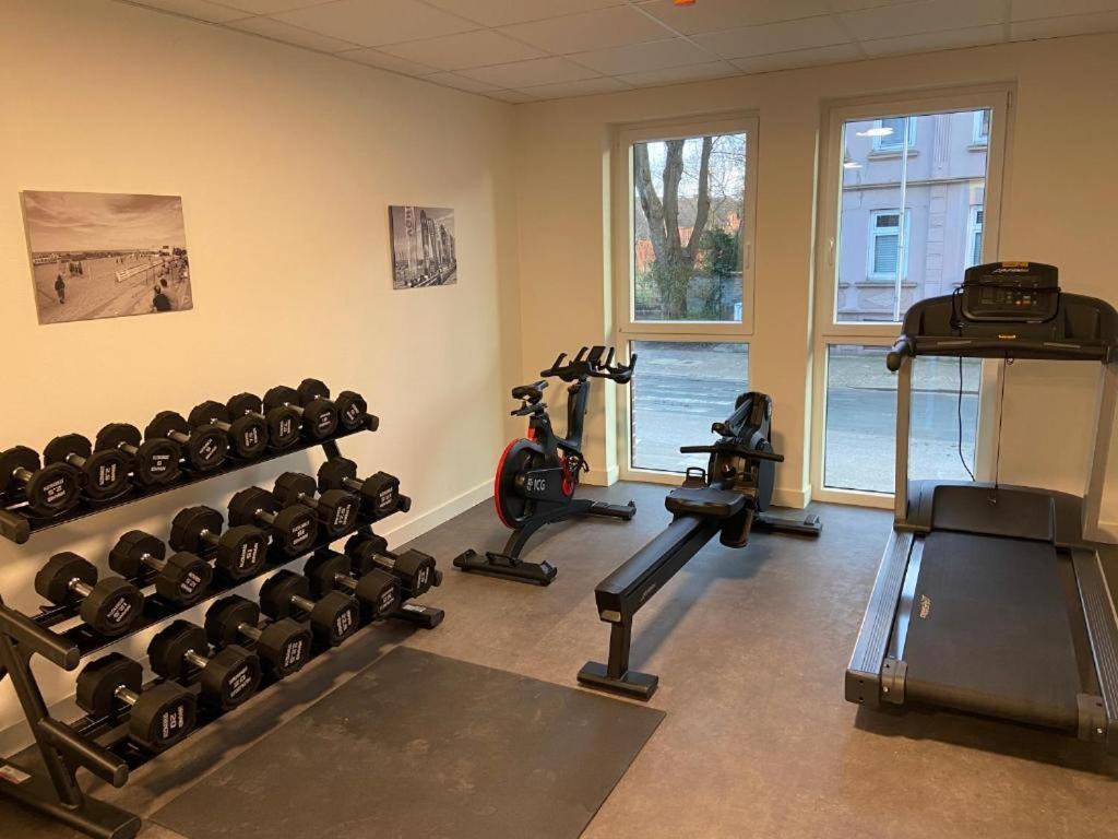 Hotelapartment Ueberwasser Mit Sauna Und Fitness Cuxhaven Bagian luar foto